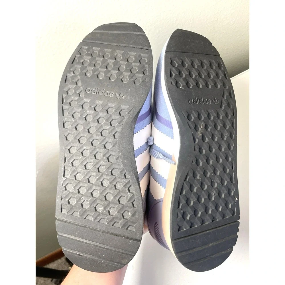 Women's Adidas Shoes Sneakers 8.5‎ Originals N-5923 Chalk Blue & White Stripes